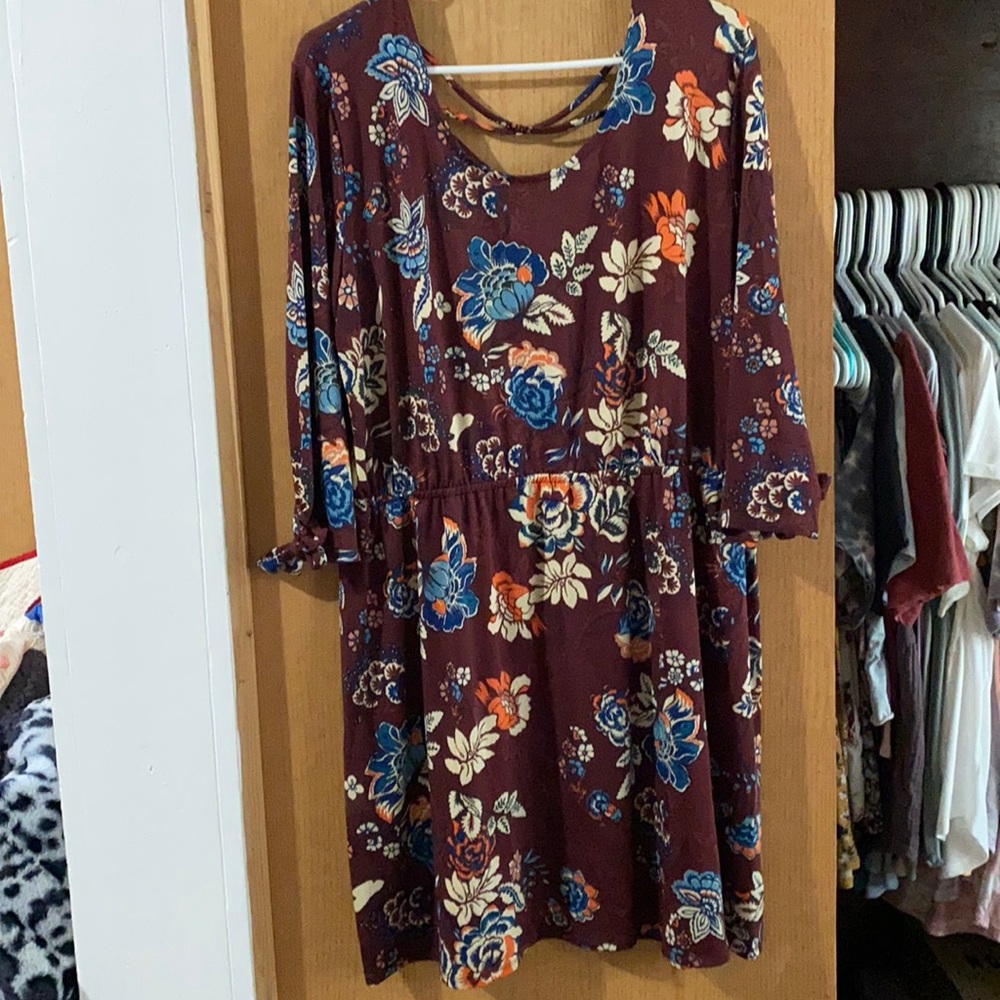 Maurice’s long sleeve knee length dress